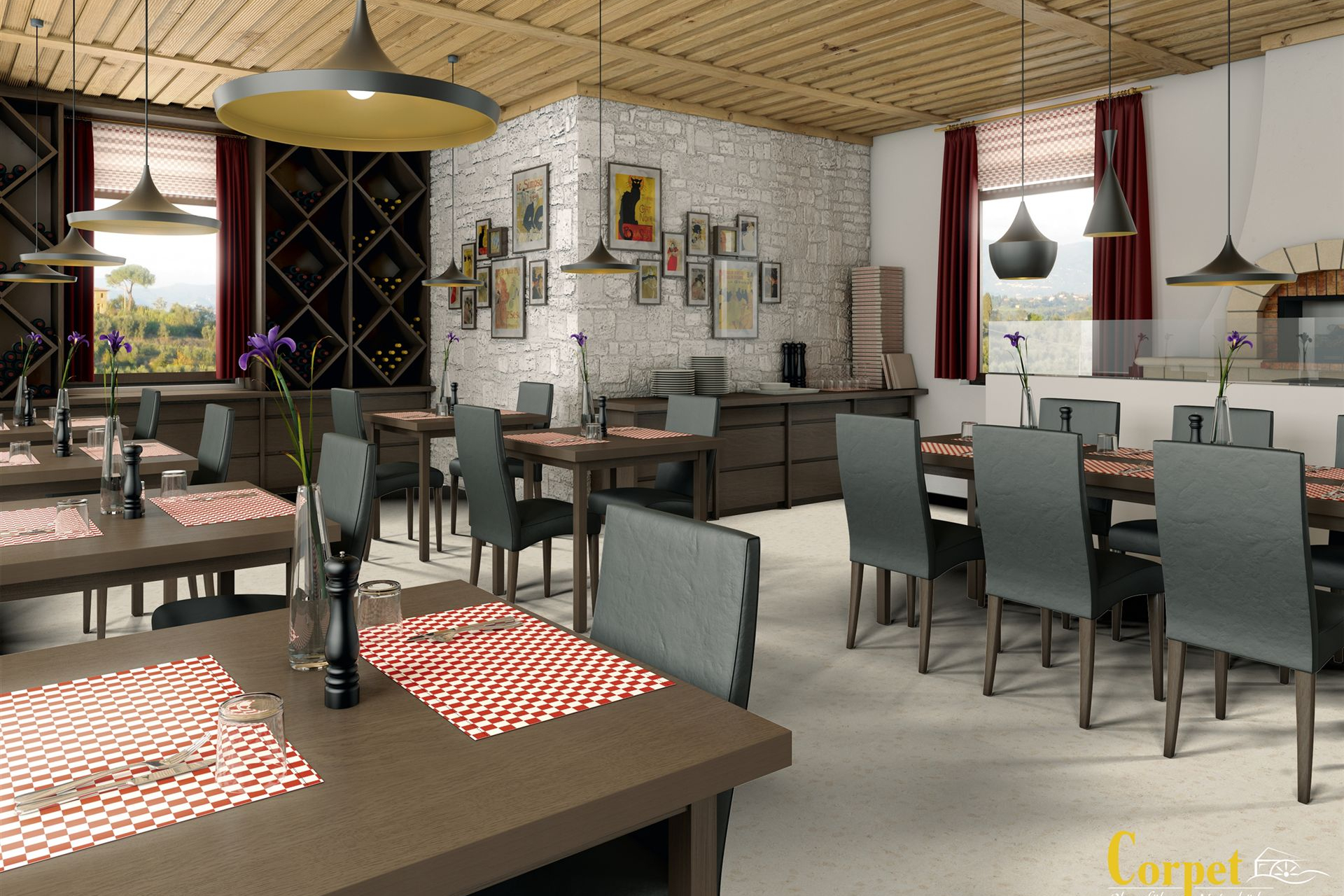 corpet_korkboden_Designcork-Bio-Silent-Lissabon-nordicweiss-ungefast-Restaurant