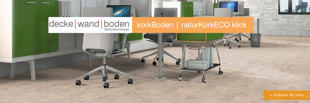 decke wand boden naturKorkECO klick