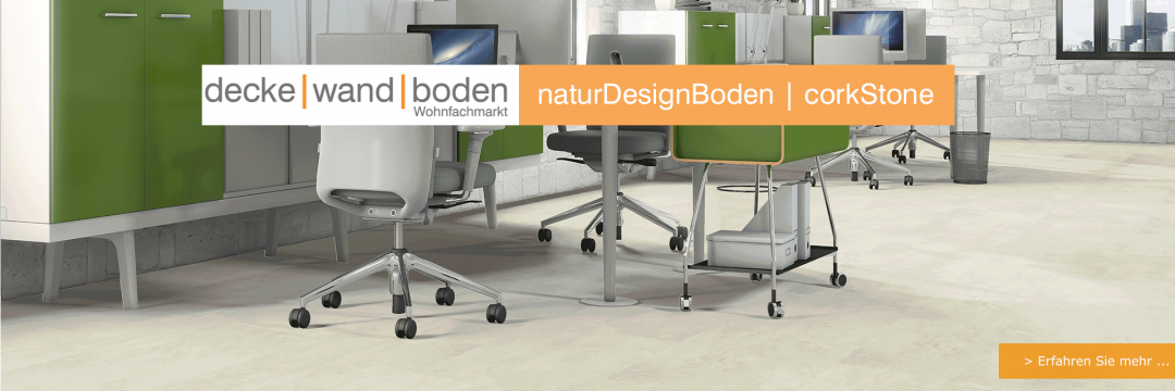 decke wand boden naturDesignBoden corkStone