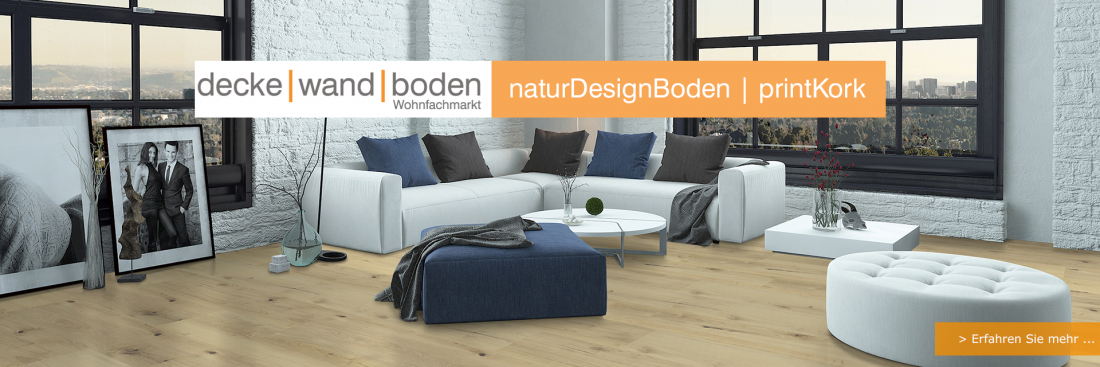 decke wand boden naturDesignBoden printKork